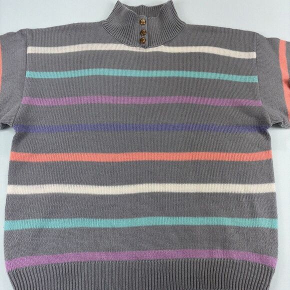 Vintage Rubel Fashions womens sweater Basic Line XL Pullover 3/4 Sleeve Boho Y2K - Picture 6 of 16